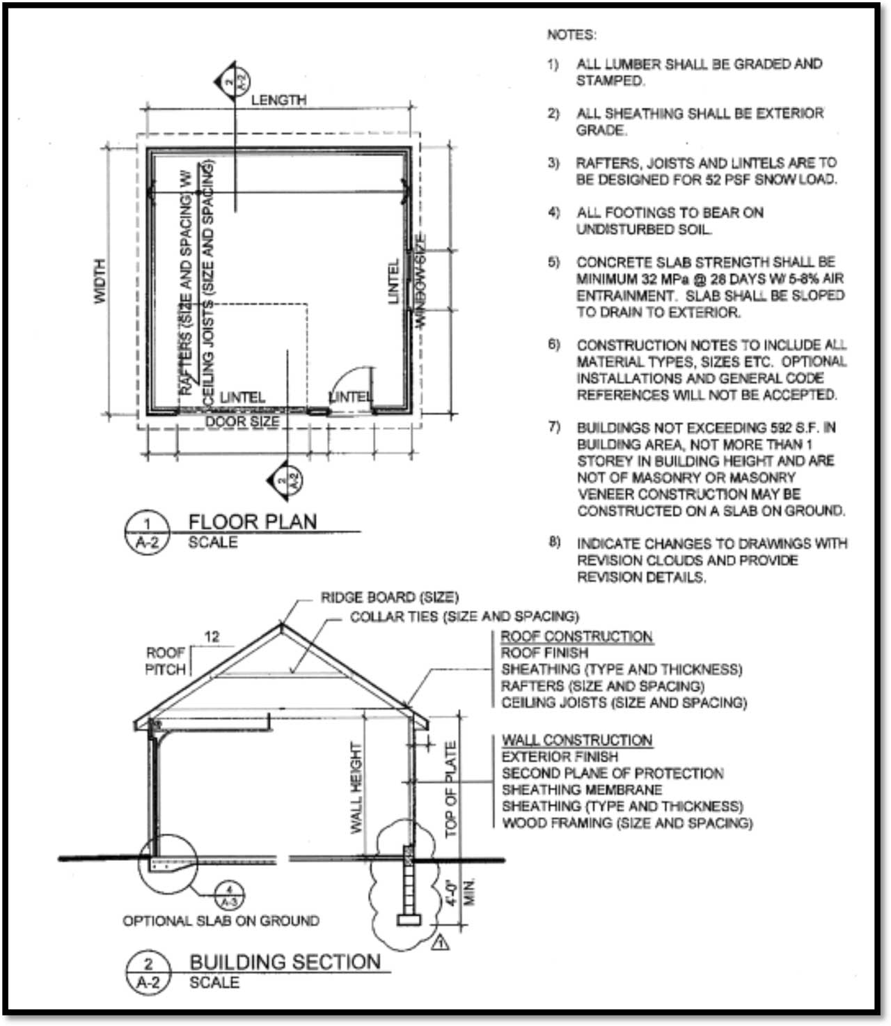 A photo representation of what should be included on a floor plan.